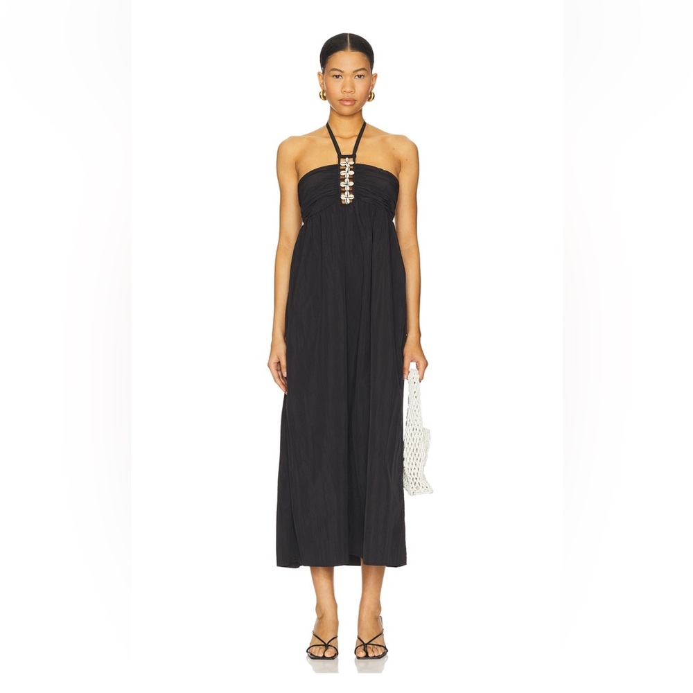 Rails Black Strapless Maxi Dress